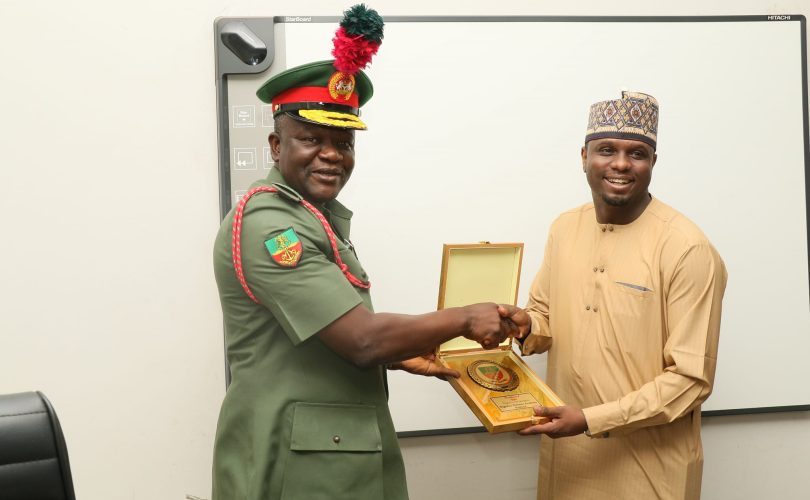 MD/ CEO receives Major General IM Yusuf, Commandant of NDA